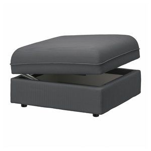 New ! IKEA VALLENTUNA Storage Seat Section Cover Kelinge Anthracite 704.876.96